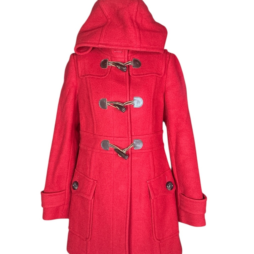 Burberry toggle Red Toggle Coat